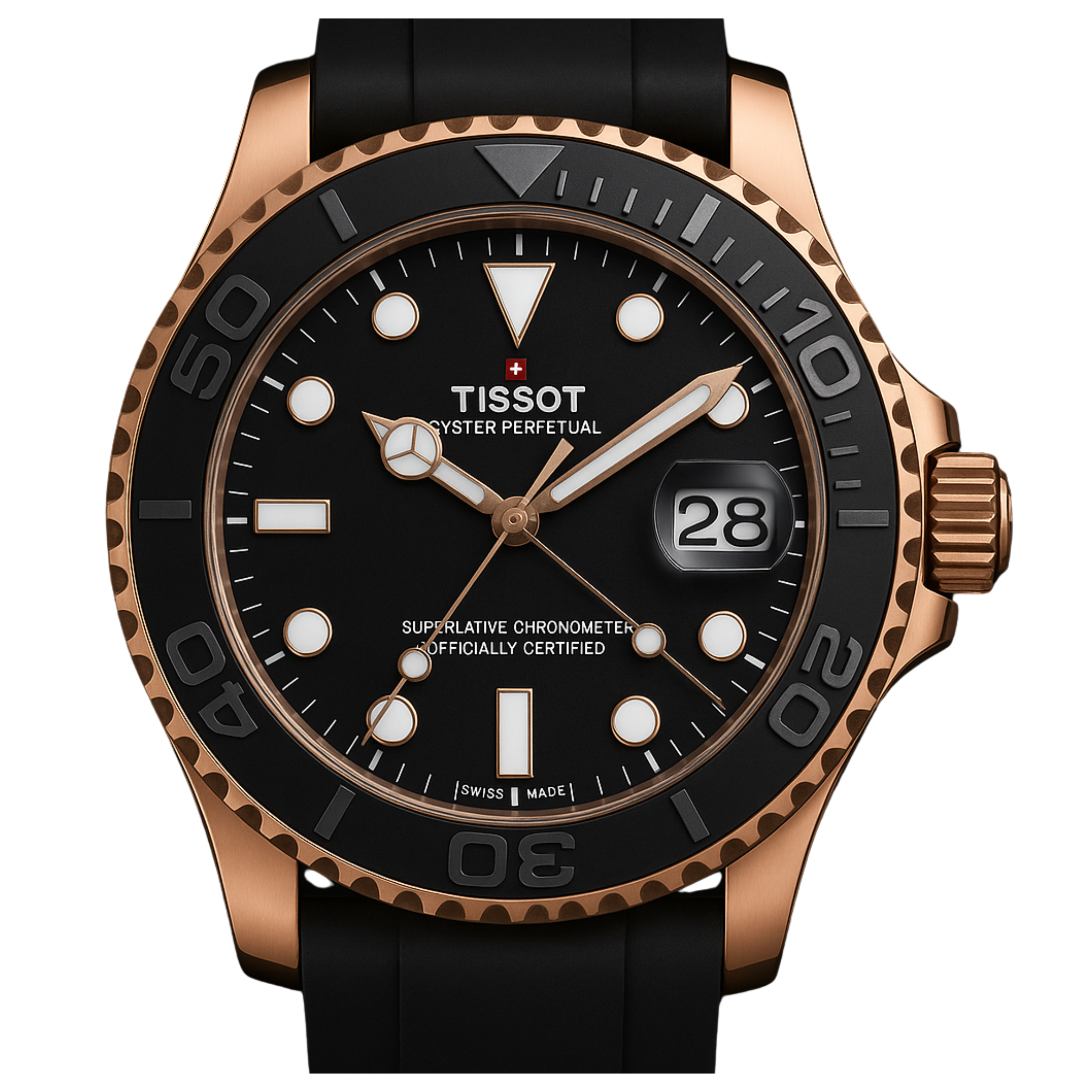 Tissot Marinemaster Héritage | Rose Gold & Black