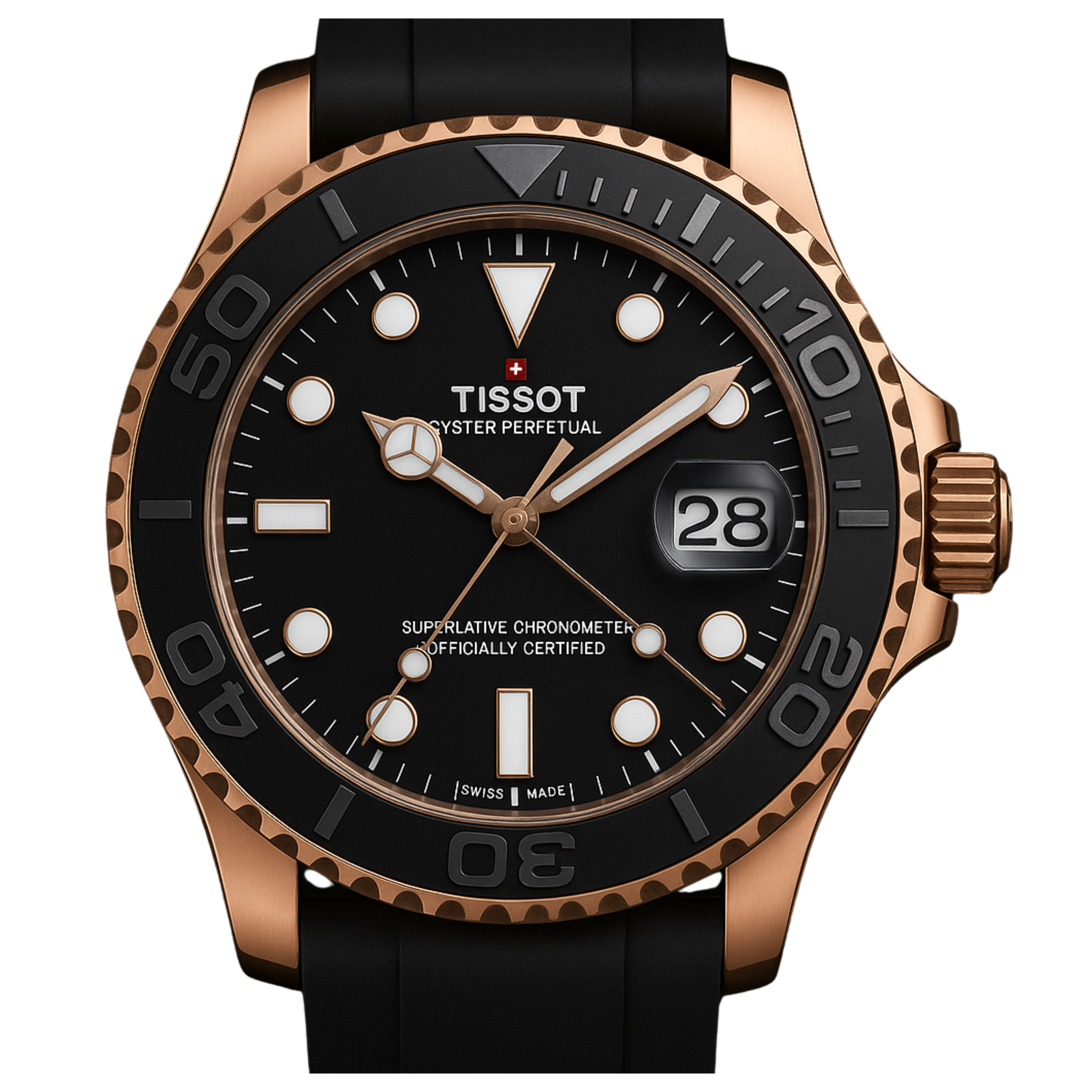 Tissot Marinemaster Héritage | Rose Gold & Black